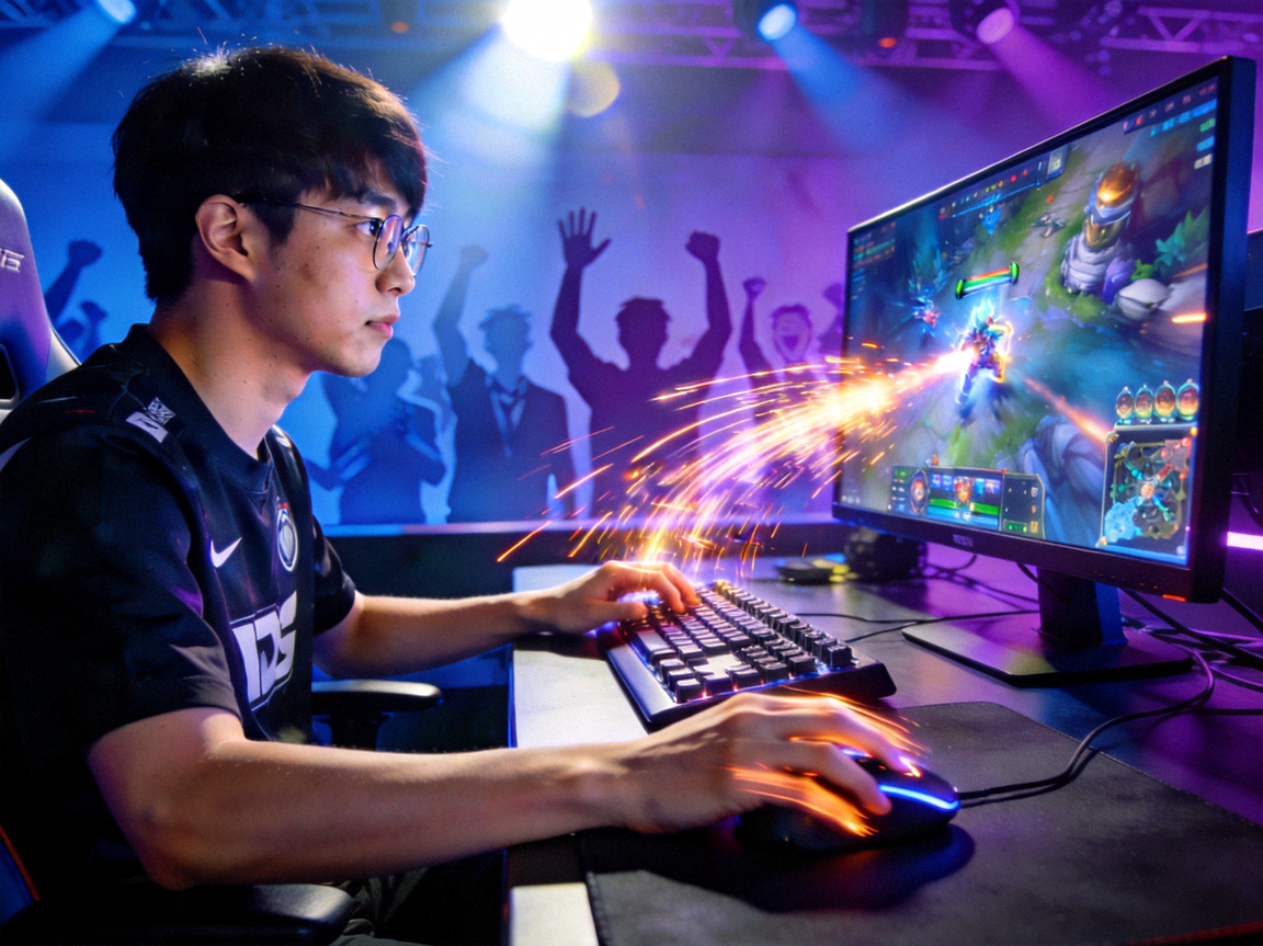 Faker比赛精彩操作图片