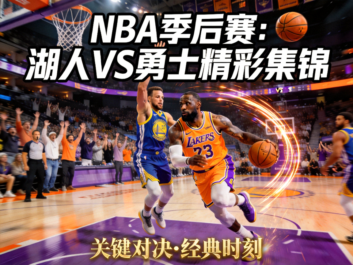 NBA季后赛湖人队勇士队精彩比赛集锦视频封面图片